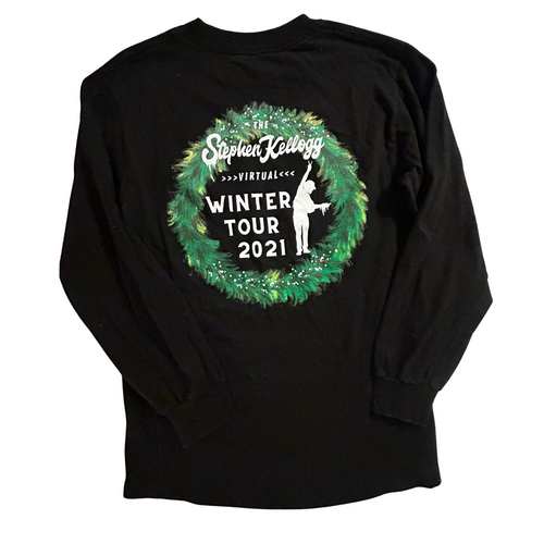 Virtual Winter Tour 2021 Long Sleeved T-Shirt- Size Small Only