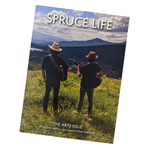 Spruce Peak Magazine With SK And Eric Donnelly On The Cover (Autographed By SK)