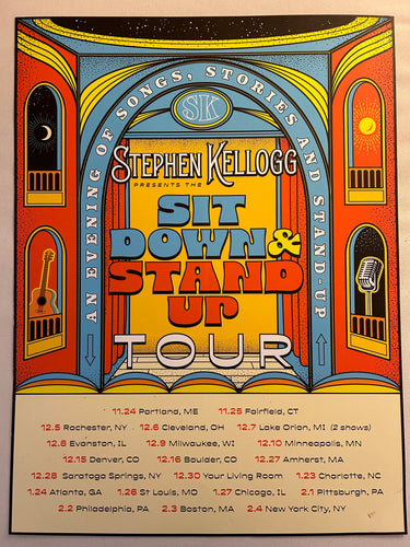 Sit Down & Stand Up Tour Poster (Autographed By SK)