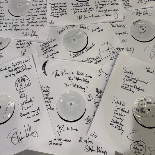 Test Pressings for the "Road to 3000 Live!" Album