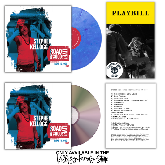 Road to 3000 Live Vinyl, Double CD, Commemorative Book, + Signed Setlist